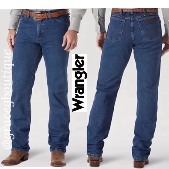 Wrangler Mens Jeans 44 X 32 Regular Fit Premium Performance High Quality Denim - Picture 1 of 13